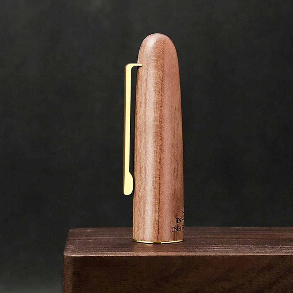 Ledos Jinhao 9036 Inheritance Natural Wood Fountain Pen Handmade